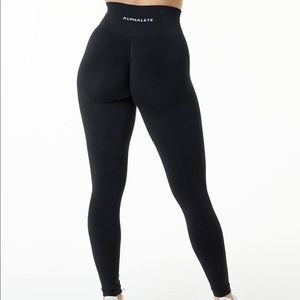 NWT Alphalete Amplify Leggings in Black sz Medium